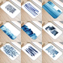 Картина маслом полосатый декоративный коврик ковер кухонный коврик для гостиной домашний мягкий дверной коврик