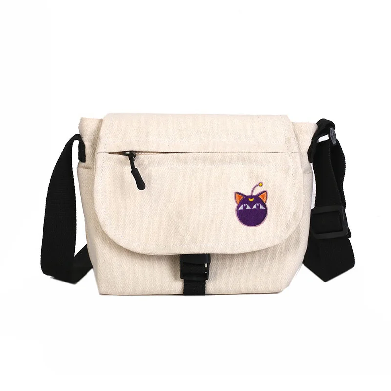 

Sailor Moon Girl Sling Bag Chibi Usa Kino Makoto Usagi Tsukino Canvas Messenger Bag Mini Flap Purses Handbags Clutch Money Bag