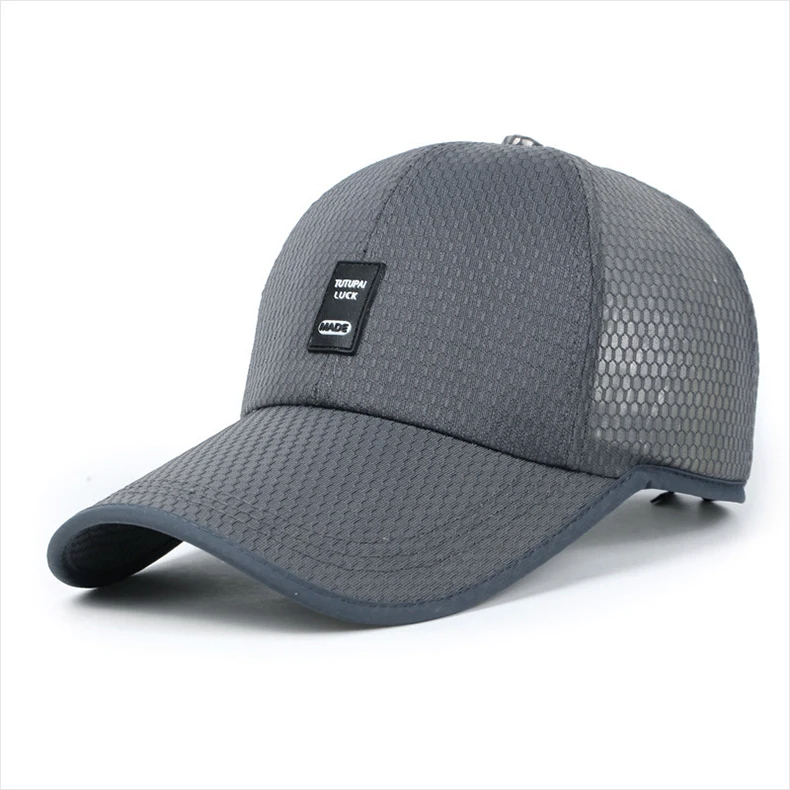 Дышащая сетчатая летняя кепка для гольфа, быстросохнущая Повседневная Кепка-бейсболка от солнца для женщин, унисекс, однотонная шапка для папы