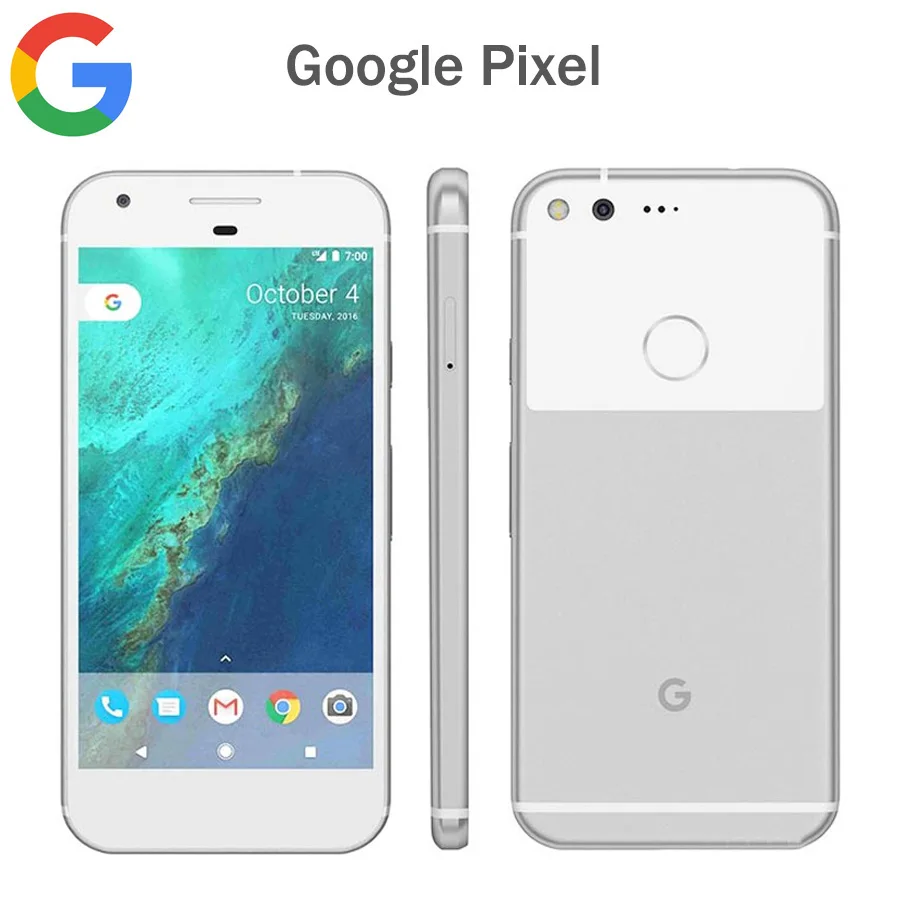 Оригинальный мобильный телефон Google Pixel 4G LTE версии США экран 5 дюймов 4 Гб ОЗУ 32