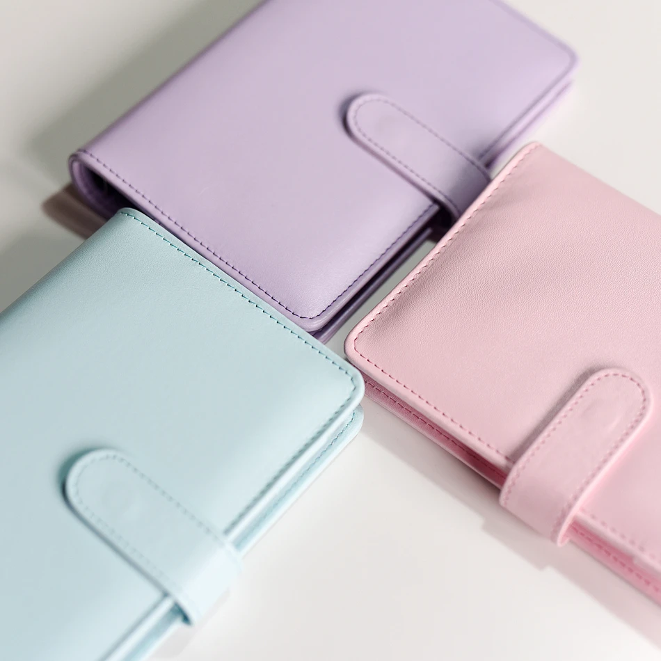 macaron leather spiral notebook a5 a6 original office personal diary agenda organizer planner