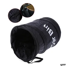 Универсальный автомобильный мусорный бак складной герметичный дорожный всплывающий пружинный автомобильный мусорный мешок May06