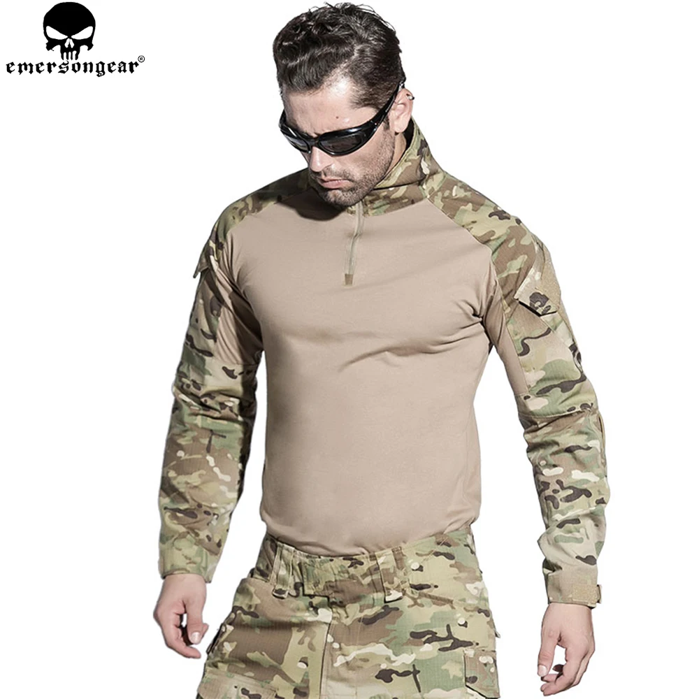 EMERSONGEAR для страйкбола одежда тренировок боевые рубашки брюки с налокотниками