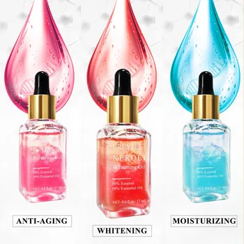 

Anti-Aging Hyaluronic Acid Essential Oils Moisturizer Whitening Essence Face Skin Care Rose Firming Facial Serum