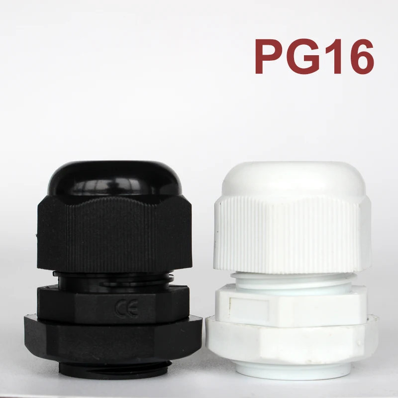 1 шт. IP68 PG16 Высококачественный водонепроницаемый нейлоновый пластиковый