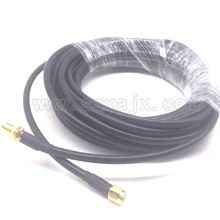 JX коаксиальный кабель SMA штекер для SMA женский разъем Wifi 3g 4G антенный кабель adaptador pigtail 10 метров