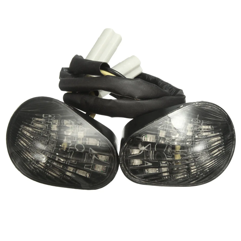 

1 Pairs Flush Mount LED Turn Signals Lights Indicator Embedded For YAMAHA YZF R1 R6 R6S YAN88