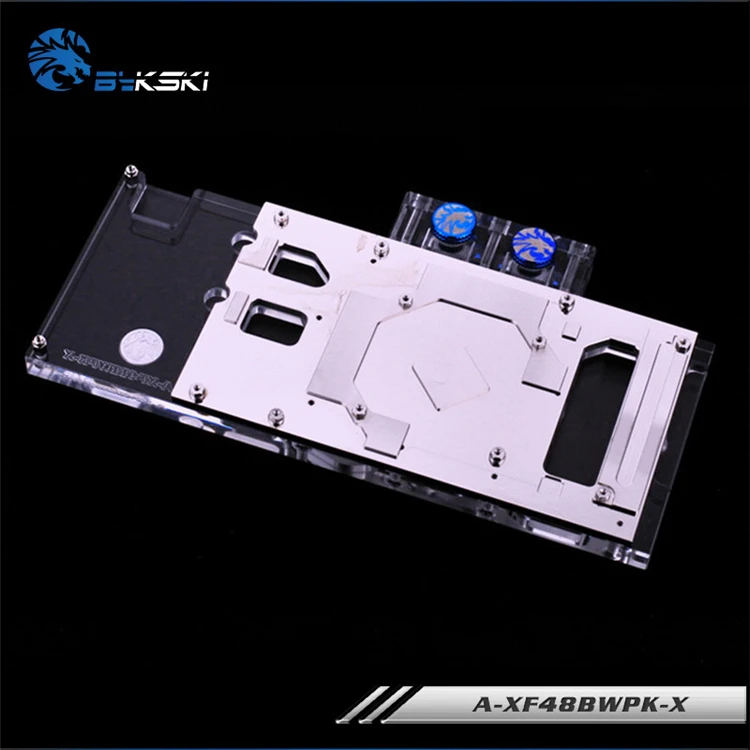 Popular  Bykski Full Cover Graphics Card Block use for XFX-Radeon-RX-480-GTR-8GB-GDDR5/ RX580 GTS XXX Editio