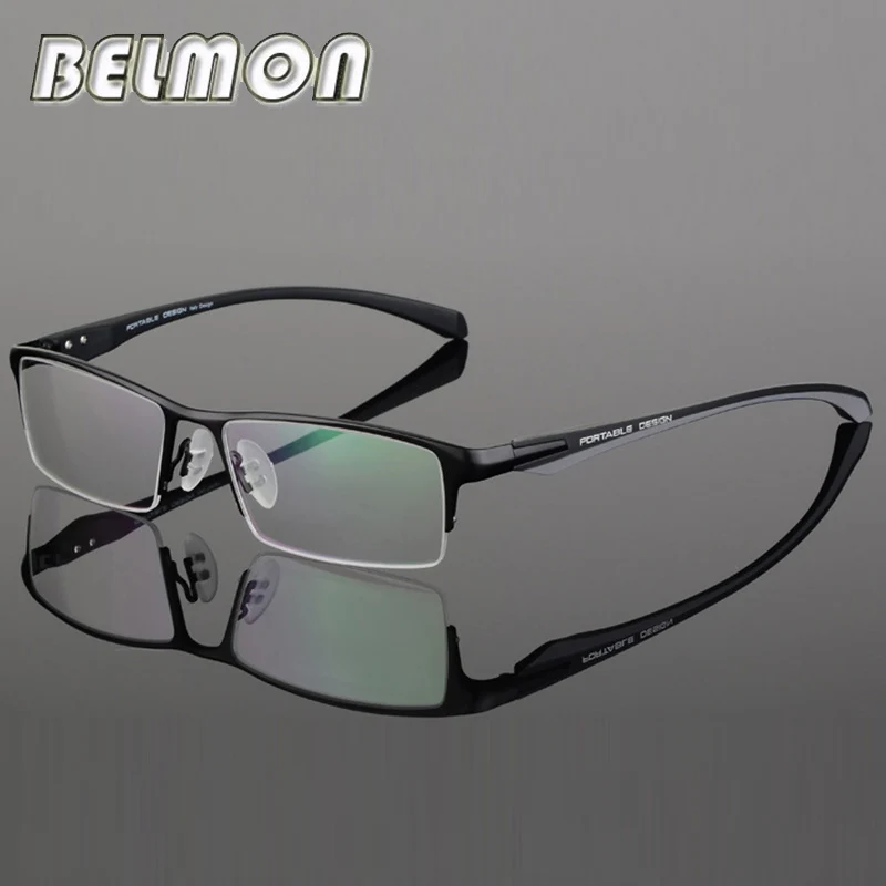 Оправа для очков, мужские очки, компьютерная оптическая оправа по рецепту, очки для близорукости, оправа для мужских очков, прозрачные линзы, 0 очков, RS148 - Цвет оправы: RS148 C02