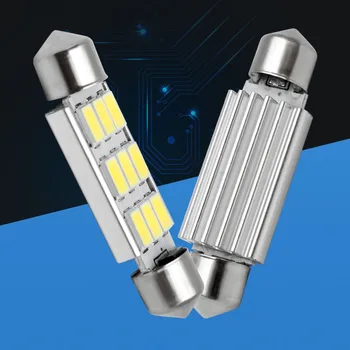 

5pcs 42mm c5w C10W 9 smd 5630 5730 Led canbus error free Car Interior Festoon Light door lights Auto Reading Lamps white 12V