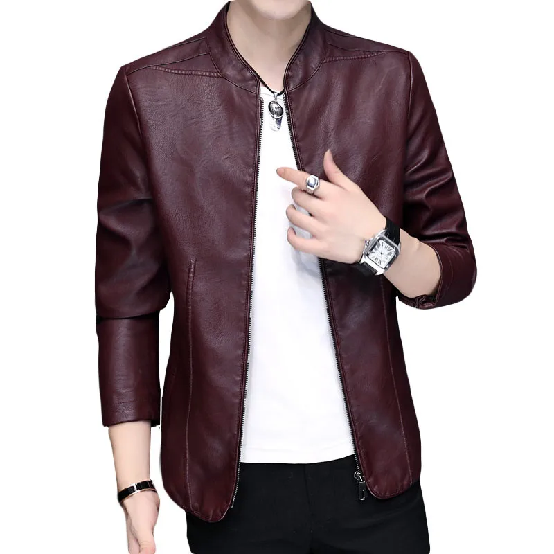 

2019 Mens Leather Jackets Winter Coats Men Velvet Thick Fashion Faux Outerwear Pilot Biker Motorcycle Male Business Jacket 4XL