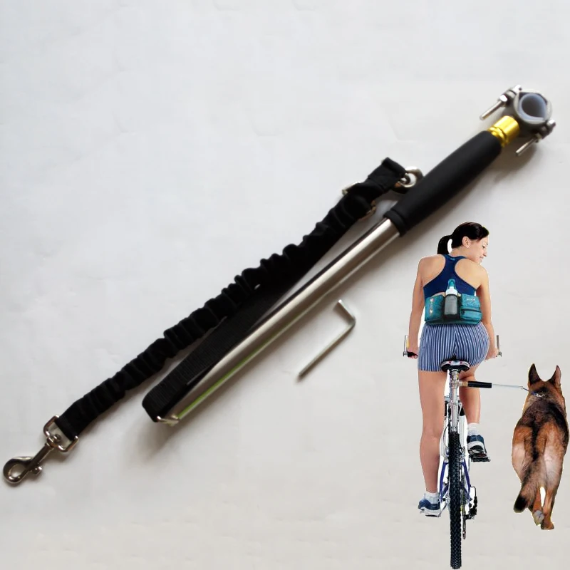 

Dog Bicycle Traction Belt Pet BikeTraction Rope Bike Exerciser Leash Attachment Hands Free Dog Bike Leash