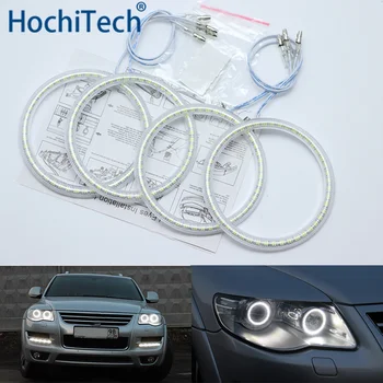 

Ultra bright SMD white LED angel eyes halo ring kit daytime running light DRL For Volkswagen Touarg 2007 2008 2009 2010