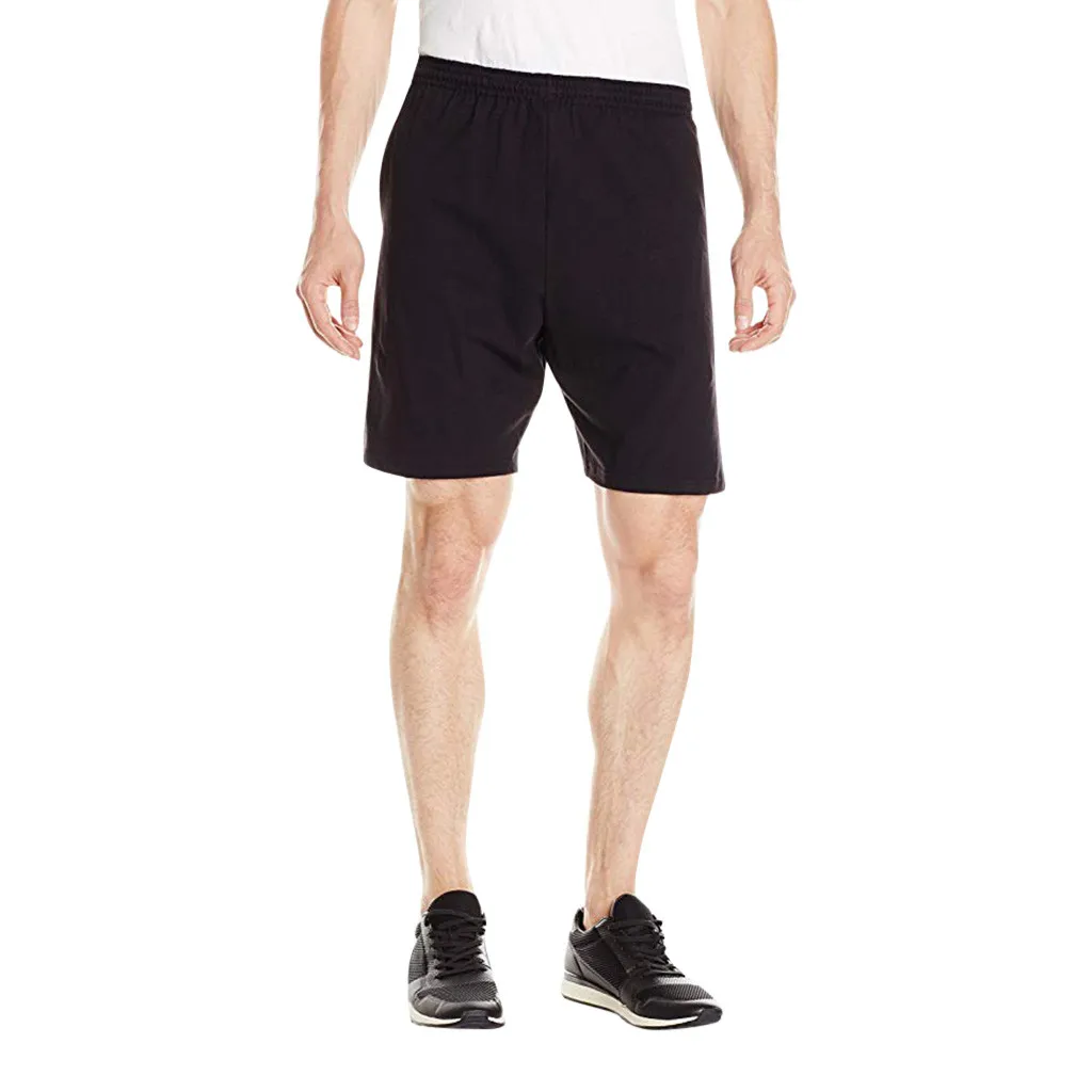 Новые модные мужские спортивные шорты, брюки, хлопковые спортивные штаны для бодибилдинга, фитнеса, шорты для бега, повседневные спортивные шорты