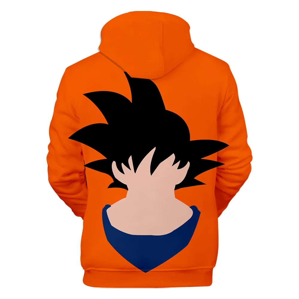 Anime Hoodie Dragon Ball Z Pocket Hooded Sweatshirt Kid Goku 3D Hoodies Pullovers Men Women Long Sleeve Outerwear Poleron Hombre