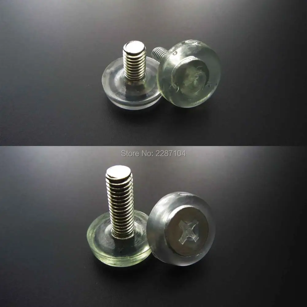 Us 5 09 15 Off 12 Clear Transpa Furniture Table Sofa Cabinet Adjule Levelling Leg Feet Glide Slide Leveler Base In M6 Bolt On Pad