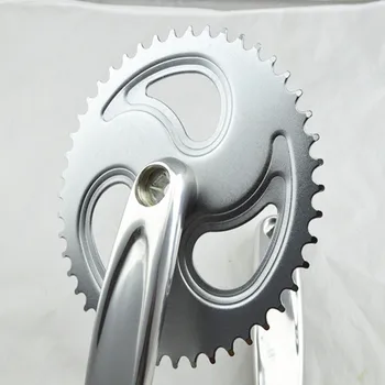 

Q685 Free shipping dead speed single speed car variable speed car modified 44T / 46T tooth plate Bicycle Crank & Chainwheel