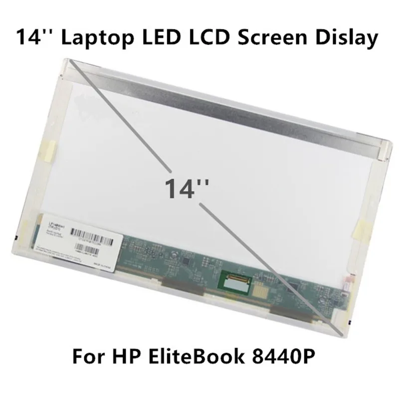 

FTDLCD 14'' Replace Laotop LED LCD Screen For HP EliteBook 8440P 30 Pin