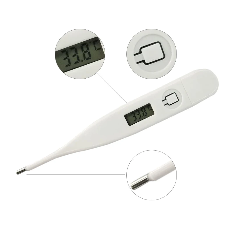 

Protable Waterproof Digital Baby Thermometer Child Adult Body Digital LCD Thermometer Accurate Temperature Measurement