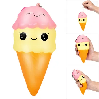 

18cm Squishy Cartoon Ice Cream Scented Kawaii Wholesale Slow Rising Jumbo Squeeze Toys For Kids Children Birthday Gifts 6.10