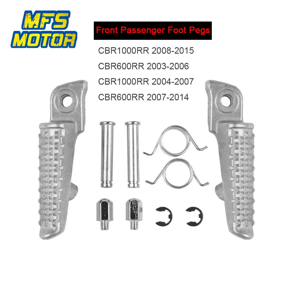 Спереди и сзади пассажирских подножки для Honda CBR600RR CBR1000RR Кронштейн Подножки CBR 600RR 2003- 1000RR 2004