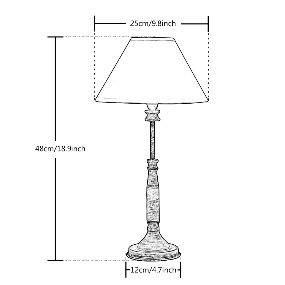 Винтажный светодиодный держатель для лампы, настольные лампы, железный базовый светильник, тканевый абажур, E14 прикроватный светильник s, ночной Светильник OY16T07