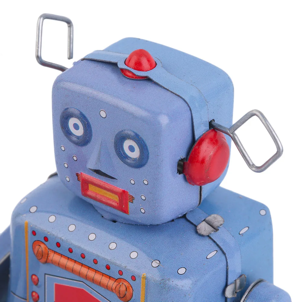 OCDAY Vintage Drumming Robot Metal Tin Clockwork Wind Up Tin Figure Toy Collectible Classic Toys For Boy Kids Christmas Gifts OCDAY Vintage Drumming Robot Metal Tin Clockwork Wind Up Tin Figure Toy Collectible Classic Toys For Boy Kids Christmas Gifts
