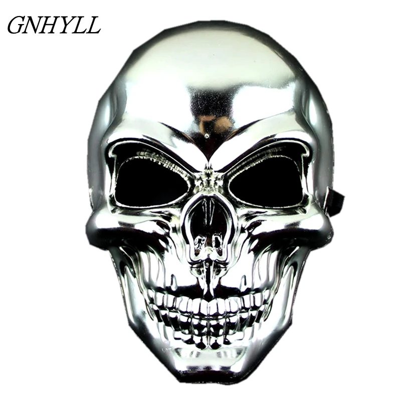

GNHYLL HOT Skull MASK Tactical Masks Hunting Halloween Motorcycle Outdoor Military Wargame Paintball Protection Full Face Mask