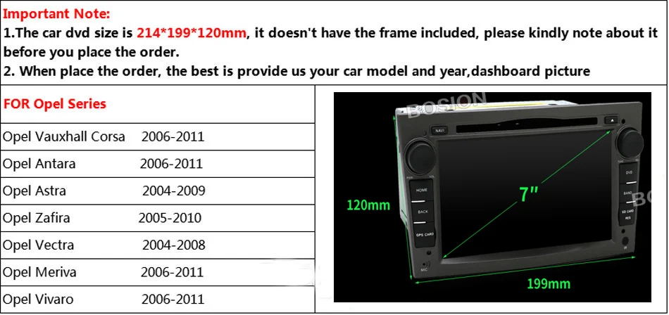 Cheap Bosion 4G+64G 2Din Android 9.0 Radio Car DVD Multimedia Player For Opel Vectra Corsa D Astra H Steering-Wheel Audio Video WIFI 1