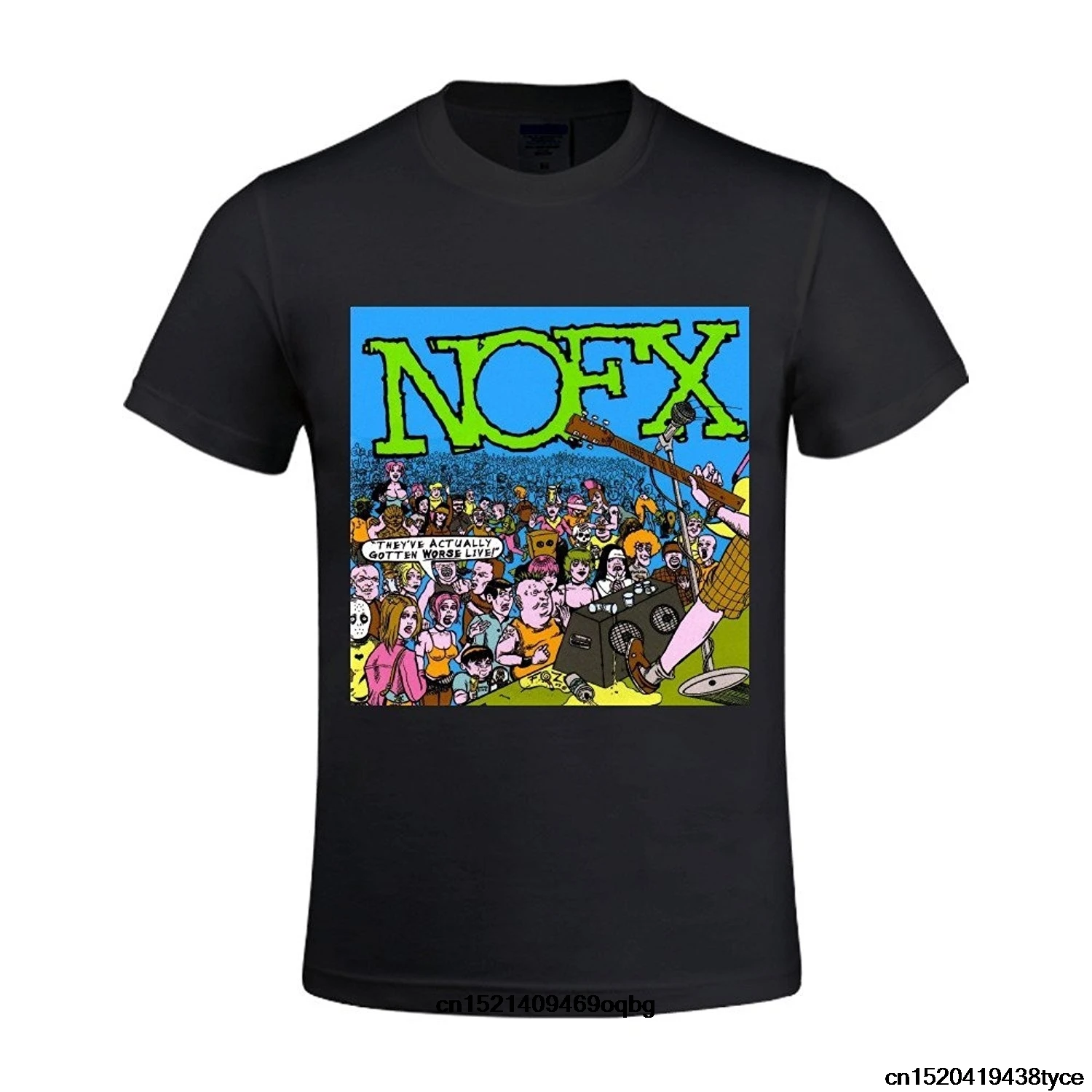 Для мужчин хлопок Nofx Theyve действительно получили вживую хуже мужские футболки |