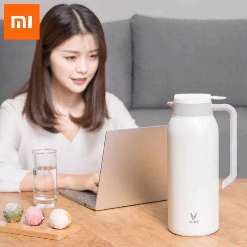 Xiaomi Mijia VIOMI Thermo Mug 1.5L Stainless Steel Vacuum Bottle Cup Thermo For xiaomi Smart Home New Water For Office xiomi H0