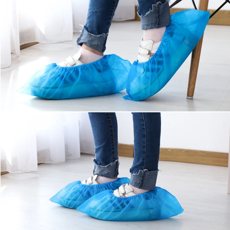 100 Pieces Disposable Shoe Covers Factory Cheap Indoor Shoes Floor Shoes Shoes Boots For Ladies And Men