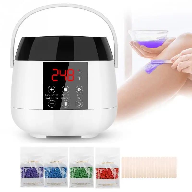 Intelligent Wax Depilatory Heater Set + 20Pcs Hair Removal Wax Warmer