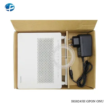 

HOT sale 95% new English Firmware Hua wei HG8245H Gpon Terminal ONU ONT 4GE+2PORT+VOICE+WiFi SC UPC interface Fiber Modem