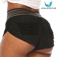 Летние Для женщин тренировки спортивные шорты одежда для фитнеса, тренажерного зала плотные короткие с высокой талией леггинсы Байкер дышащая быстросохнущая эластичность