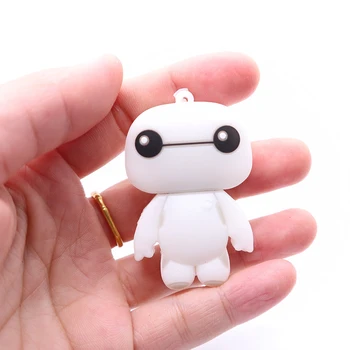 

New Cute USB flash drive 128GB cartoon big hero pen drive 4GB 8GB 16GB 32GB 64GB 128GB memory stick creative gift pendrive