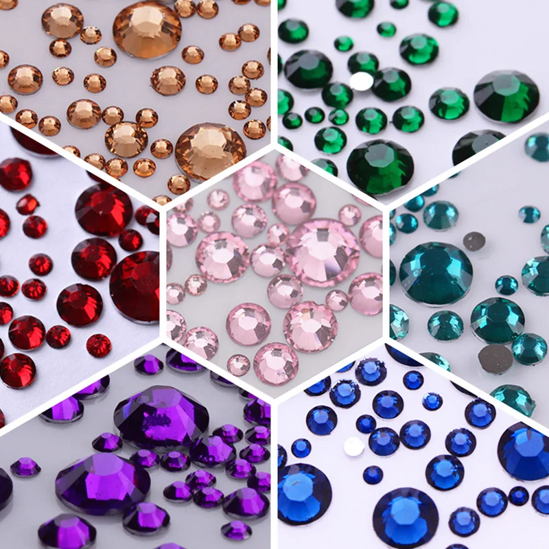 Aliexpress.com : Buy BORN PRETTY Nail Rhinestones Colorful ...