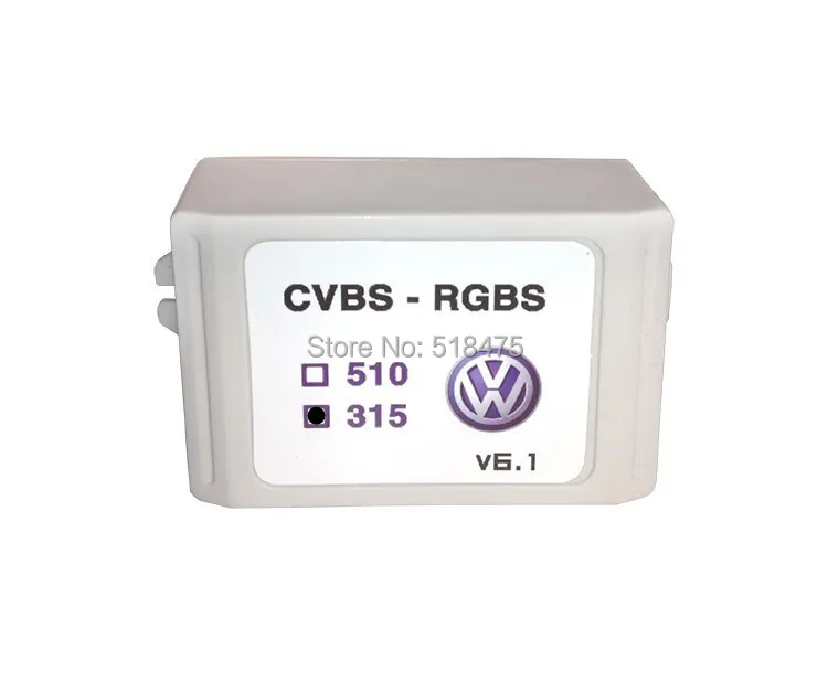 Новое Обновление V9.3 Камера заднего вида CVBS AV для RGB конвертер Адаптер Для VW Volkswagen