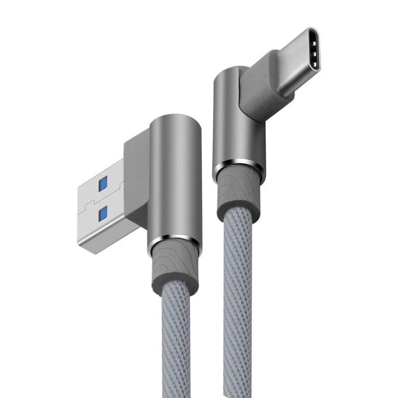 Тип usb C 90 градусов кабель передачи данных для быстрой зарядки для huawei Коврики Honor 10 9 8 V8 V9 P9 P10 плюс кабель синхронизации данных и зарядки