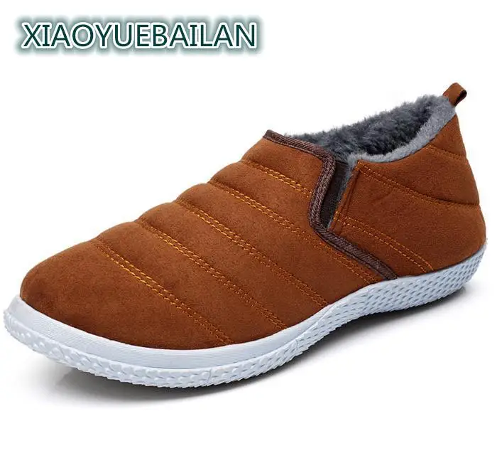 De gris Slip En Noir Occasionnels Chaud Hiver bleu Cachemire jaune Bottes Épaissie Vieux Mode Hommes Mâle Chaussures Et RjL54A