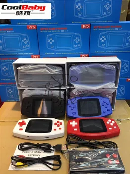 

DHL 20pcs/lot Coolbaby Retro games Portable Mini Handheld Game Console built-in one joystick 600 in 1 Classic Games