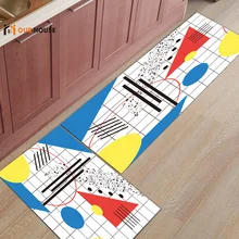 Ourhouse геометрический узор скандинавские аксессуары для ванной комнаты Набор сапог скребок для обуви пол ковры натуральное кокосовое волокно области бегунов человек