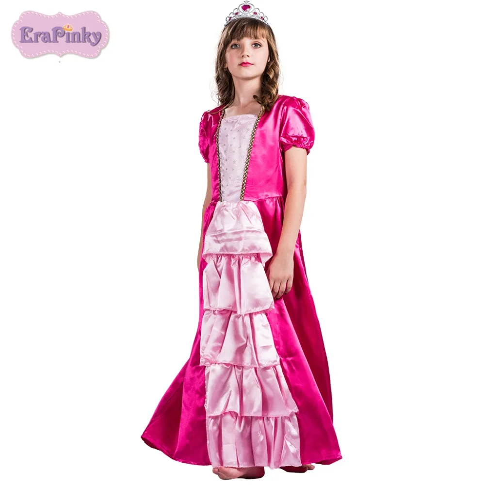Erapinky Girl Princess Ruby Dress Pink Costumes Pretty Girl Overall Dresses Toddler Girl Summer