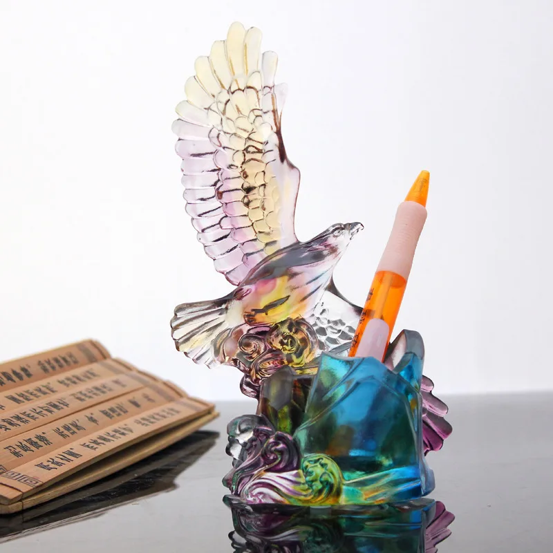The spring and autumn Eagle pen glass glazed creative gifts for teachers to send the teacher students | Дом и сад