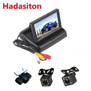 

Foldable Car Monitor 4.3" TFT LCD Color Screen Rearview monitor Reverse parking assistance,Rearview camera optional