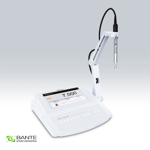 

Lab Professional benchtop pH ORP meter tester analyzer Brand BANTE High Accuracy Quality data store 7 inch TFT display