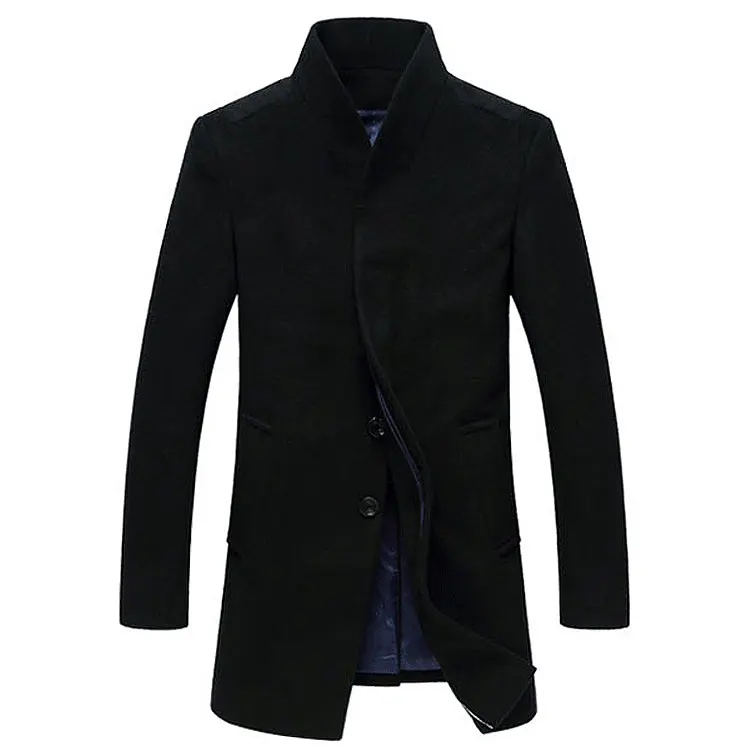 Новинка, утолщенное зимнее шерстяное пальто для мужчин, толстое шерстяное пальто для мужчин, Повседневная модная хлопковая стеганая куртка и пальто, длинные куртки, верхняя одежда