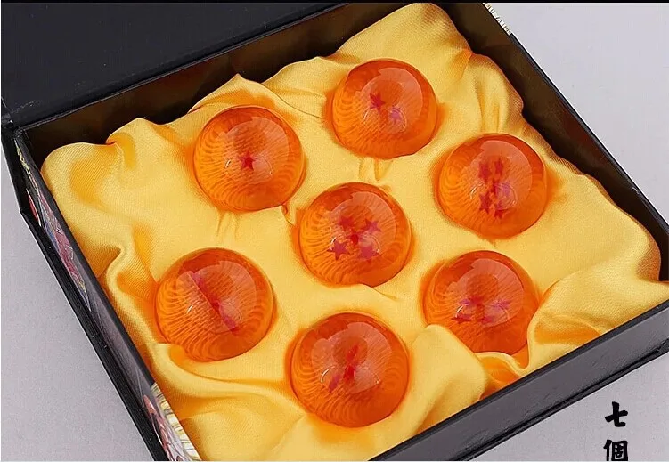 

1-7 Star 4.5cm Super Heroes Movie Japanese Dragon Ball Base Dragonball Z Action Figure Crystal Balls Chilidren Toy
