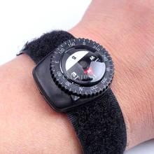 200 шт./лот Компас Открытый клип на ремешок для часов Туризм шестерни Компасы gps нейлоновый браслет с застежкой