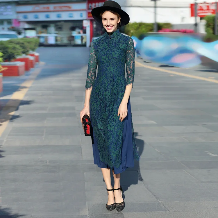 black and gold ao dai